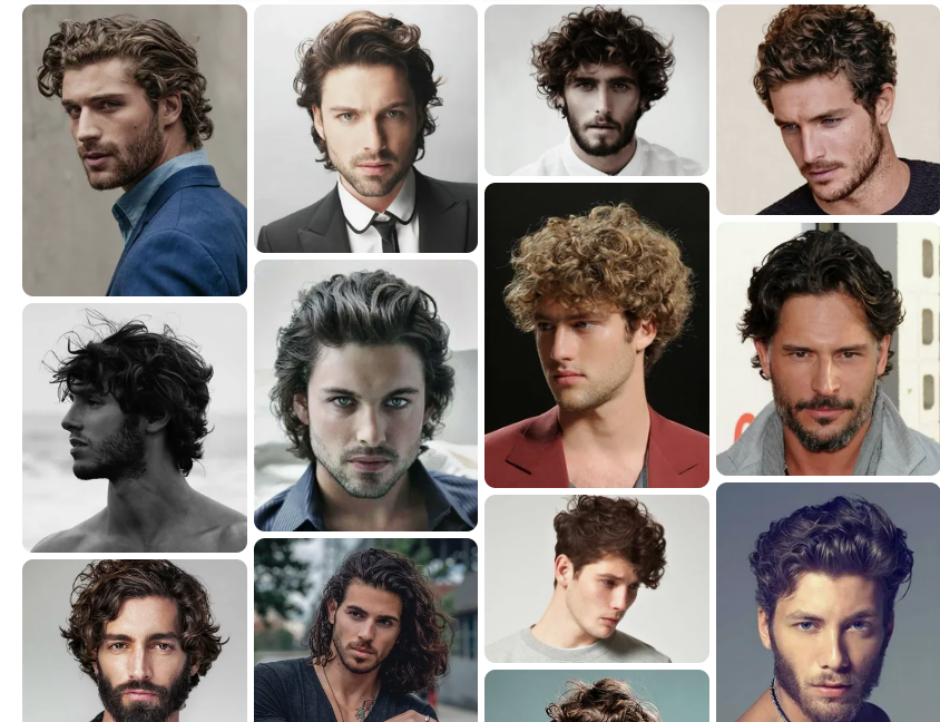 mens long wavy hairstyles